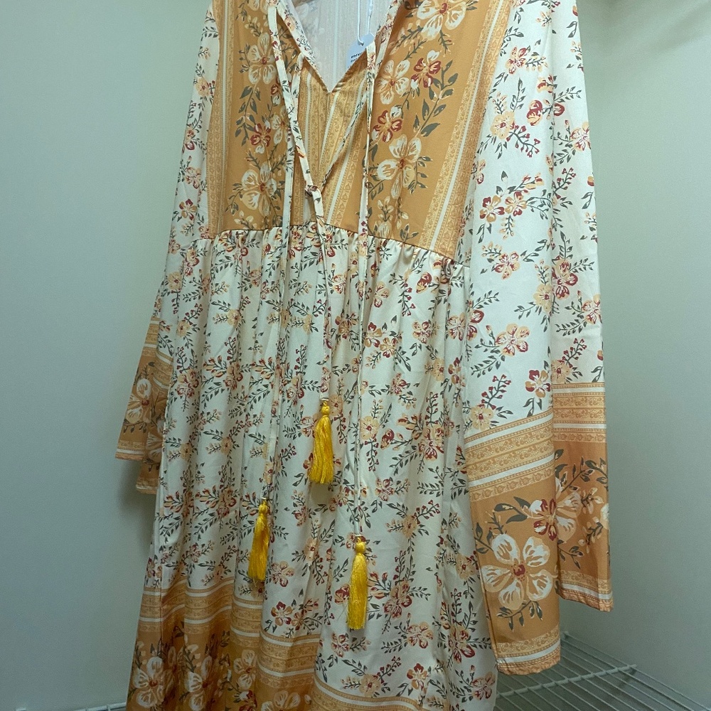 Cool girl hippie dress